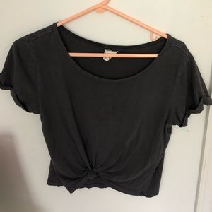 Cropped Grey Tee from Tilly’s